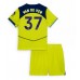 Tottenham Hotspur Micky van de Ven #37 Tredjedraktsett Barn 2025-26 Korte ermer (+ Korte bukser)